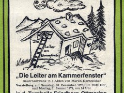 1978 – &quot;Die Leiter am Kammerfenster&quot;