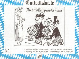 1980 – "Die drei Gspusi der Zenta Huber"