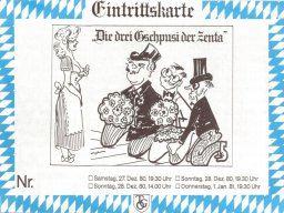 1980 – &quot;Die drei Gspusi der Zenta Huber&quot;