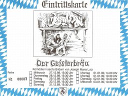 1989 – &quot;Der Geisterbräu&quot;