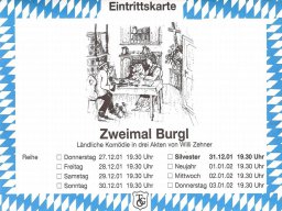 2001 – &quot;Zweimal Burgl&quot;